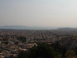 A Filopappus dombon - Gyönyörű kilátás az Akropoliszra